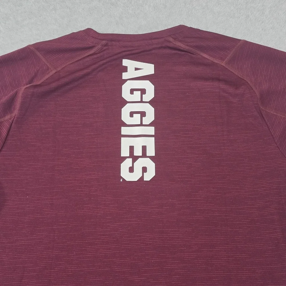 Adidas Texas AM Aggies Shirt Mens XL Maroon Climalite Football Team Issued